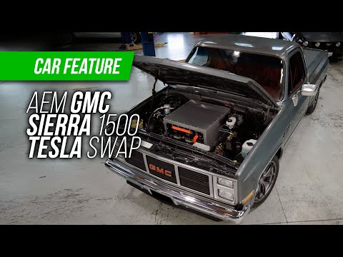 AEM's Tesla Swapped C10 Project Hits The Road