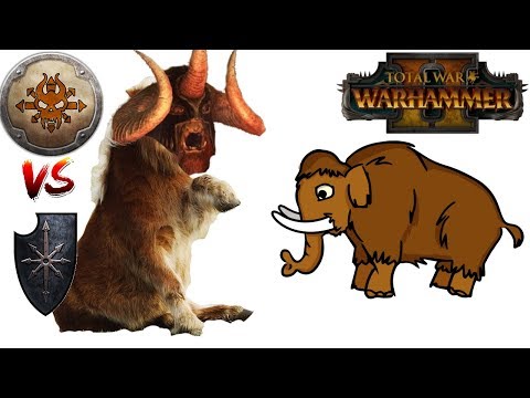 Norsca vs Chaos | DOUBLE MAMMOTH ACTION - Total War Warhammer 2