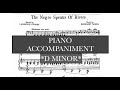 The Negro Speaks of Rivers (Margaret Bonds) - D Minor Piano Accompaniment and Vocal Guide - Karaoke