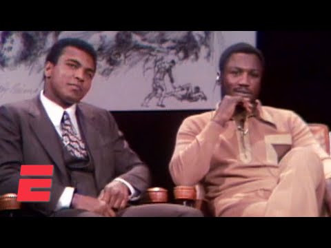 When Muhammad Ali and Joe Frazier got into a fight in a TV studio | Boxing on ESPN