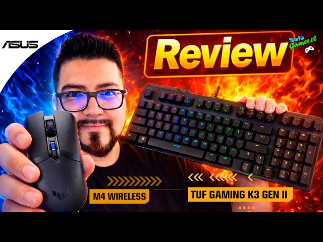 Vídeo relacionado con ASUS TUF Gaming K3 Gen II - Teclado Compacto de 98 Teclas, interruptores óptico-mecánicos RGB Red, Espuma amortiguadora, IP57, Placa Superior Desmontable y Aura Sync - Teclado QWERTY Español