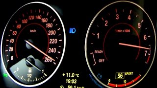 BMW M135i 0-255 Acceleration Onboard Autobahn Sound Beschleunigung Autostrada