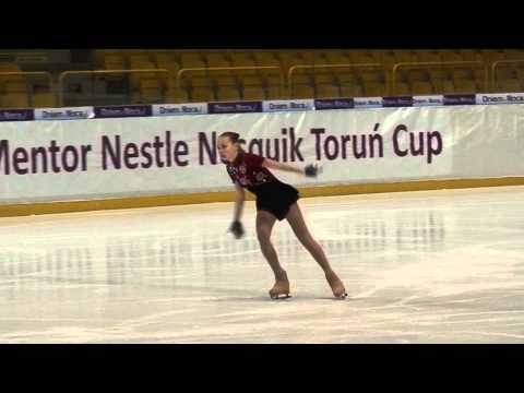 12 Anastasiya ZAITSAVA BLR SP Novice Girls MNNTC2013