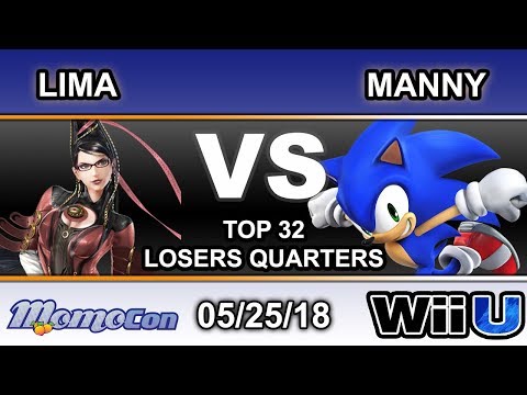 Momocon 2018 - Manny (Sonic) Vs. Lima (Bayonetta) Losers Quarters Top 32