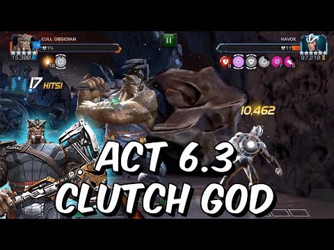 Cull Obsidian Act 6.3 Clutch God Mode Gameplay! - Marvel Contest of Champions