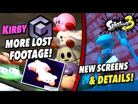 Even More Cancelled GameCube Kirby Footage Found + New Splatoon 3 Story Mode Details!