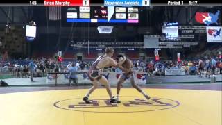 Fargo 2012 145 Round 5: Brian Murphy (Illinois) vs. Alexander Aniciete (Nevada) Fargo 2012 145 Round 5: Brian Murphy (Illinois) vs. Alexander Aniciete (Nevada)