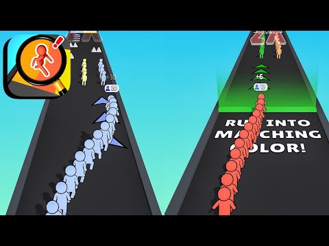 Colors Runners - All Levels Gameplay Android,ios (Levels 1-2) - YouTube