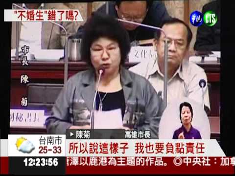 不婚不生考績丙等 議員發言惹議