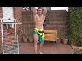 Bauch und Beine Abs and Legs Physique Posing