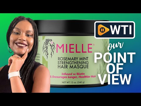 Mielle Organics Rosemary Mint Strengthening Hair Masque - WTI product video review