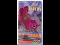 Barney S Super Singing Circus 2000 VHS