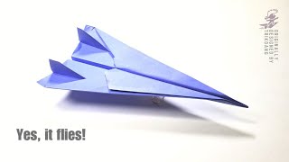 COOL PAPER AIRPLANE - How to make a Paper Airplane that Flies Far | Skyler (Temp name)