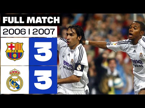 FC Barcelona vs Real Madrid (3-3) Matchday 26 2006/2007 - FULL MATCH