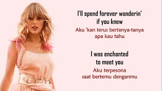 Taylor Swift - Enchanted (Taylor&#39;s Version) | Lirik Terjemahan Indonesia