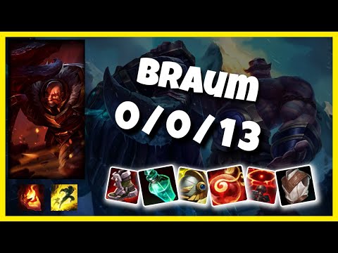 Braum vs Nami OCE Challenger SUPPORT (0/0/13) - v11.5
