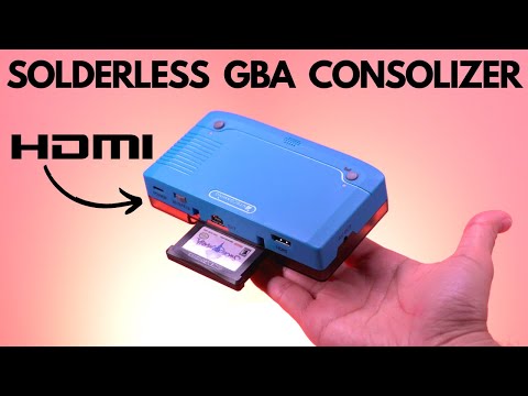 Easy NO SOLDER GBA HDMI Consolizing Kit!  BUT, Is It Any Good?