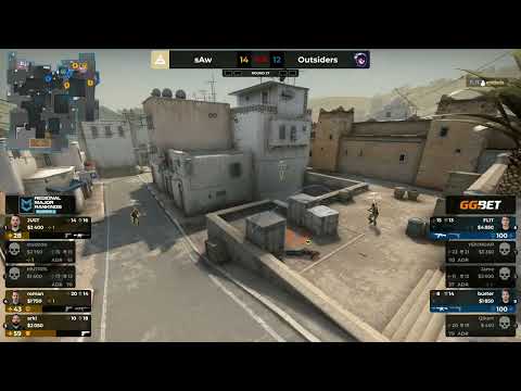 WHAT a round??? / PGL RMR Europe / Outsiders vs Saw