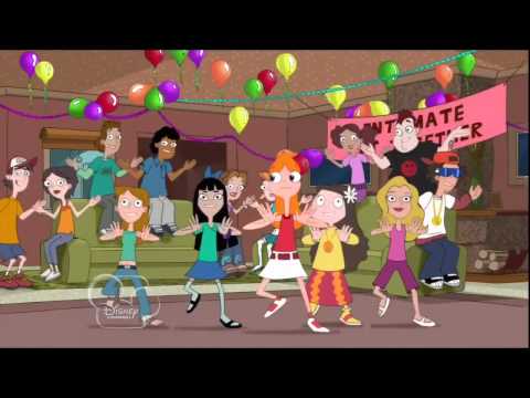 Phineas and Ferb - Intimate Get Together (Candace Party) Lyrics + HD