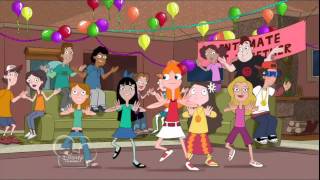 Phineas and Ferb - Intimate Get Together (Candace Party) Lyrics + HD