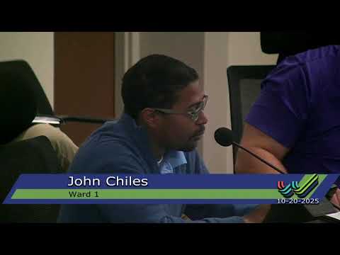 City of Waterloo City Council Meeting Regular Session - Monday, October 20, 2025