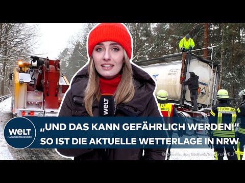 WINTERCHAOS IN DEUTSCHLAND: Glatteis in NRW – Unterrichtausfall in Schulen – Die aktuelle Lage