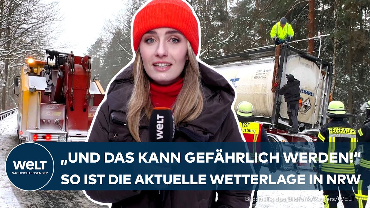 WINTERCHAOS IN DEUTSCHLAND: Glatteis in NRW – Unterrichtausfall in Schulen – Die aktuelle Lage