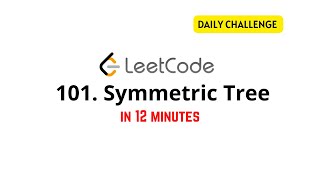 YouTube video 'LeetCode 101 - Symmetric Tree [Daily Challenge]'