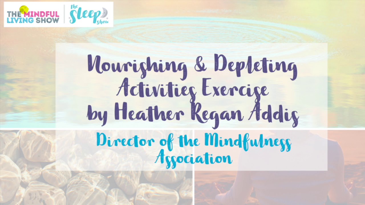 Nourishing & Depleting Activities Exercise