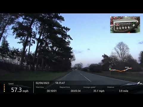 York JCB863 CB27/81 UK FM CB radio - On The Air test