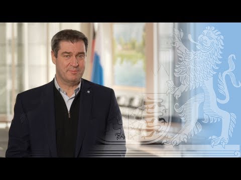 Videobotschaft des Ministerpräsidenten - Ausgangsbeschränkungen - Bayern