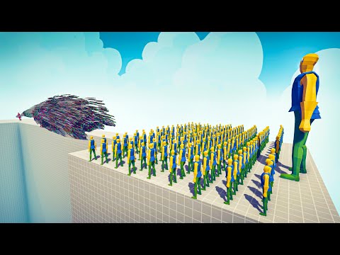 100x ROBLOX NOOB + GIANT vs EVERY GOD - Totally Accurate Battle Simulator TABS