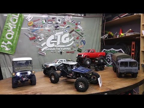 Crawler Teds Garage - 403RC In The Garage with the Beast and other rigs