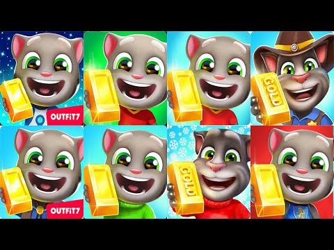 Talking Tom Gold Run Android Gameplay - Football Tom Talking Angela Frosty Tom Zombie Ben