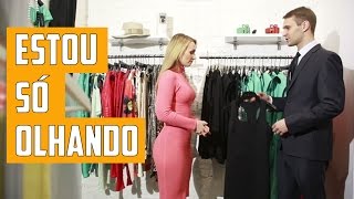 É assim que se responde quando o cliente diz "estou só olhando"