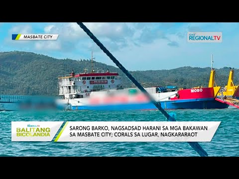 Balitang Bicolandia: Sarong barko, nagsadsad harani sa mga bakawan sa Masbate City