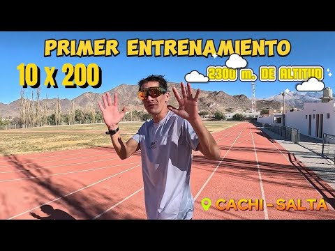 EMPEZANDO MI PREPARACIÓN EN ALTITUD - PRIMER ENTRENAMIENTO EN PISTA