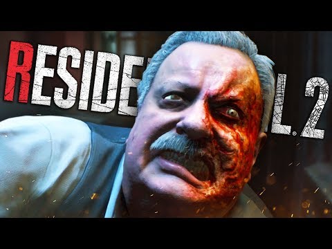 LUNATIC SCARFACE! | Resident Evil 2 (Remake) - Claire Part 2