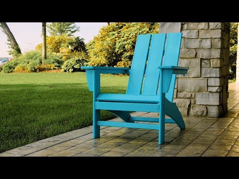 POLYWOOD Modern Adirondack Chair - AD420 Video