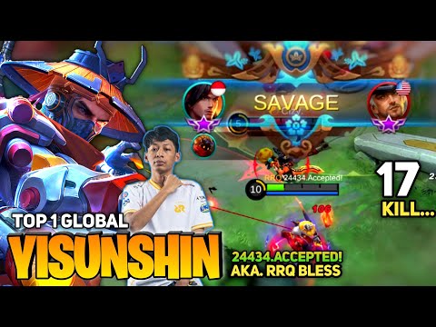 Perfect SAVAGE! YSS 100% Unstoppable! [Top 1 Global Yi Sun Shin] By 24434.Accepted! - Mobile Legend