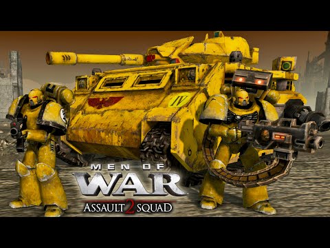 WARHAMMER 40K CINEMATIC BATTLE - 50 Imperial Fists vs TAU Invasion (4K)