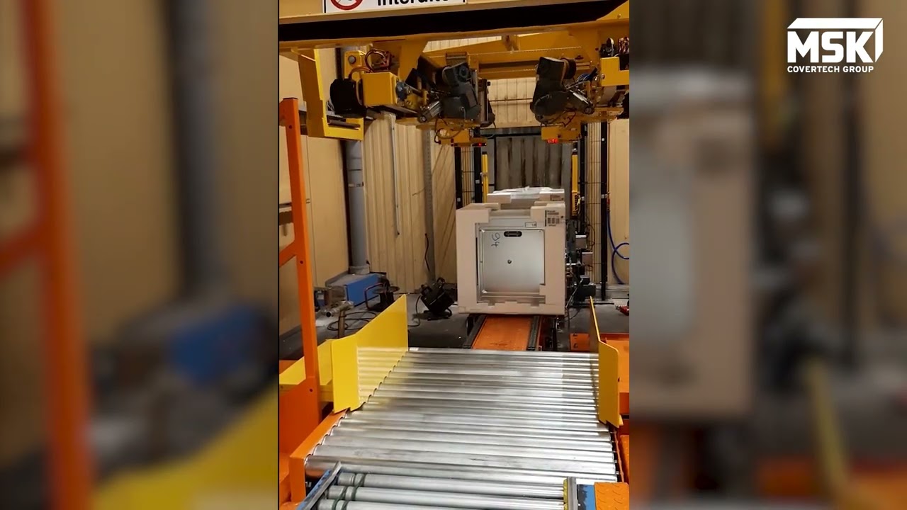 Packing of household appliances – Example at the producer Brandt