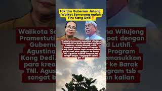 Download lagu Beda dgn Gubernur Jateng, Walkot Semarang tak Ragu Tiru Kang Dedi‼️#shorts mp3