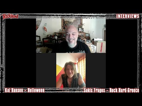 Rock Hard Greece interview with Helloween (Kai Hansen)