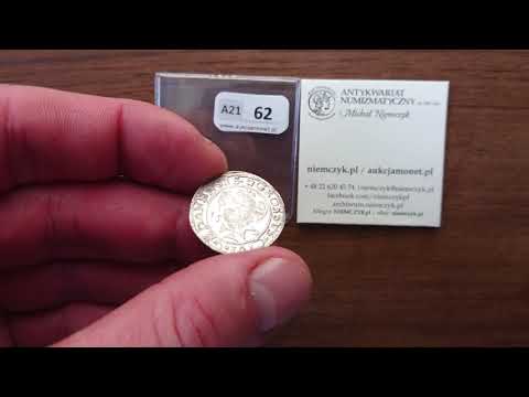 Stefan Batory. Grosz oblężniczy 1577, Gdańsk - Aukcja 21 Niemczyk (aukcjamonet.pl)