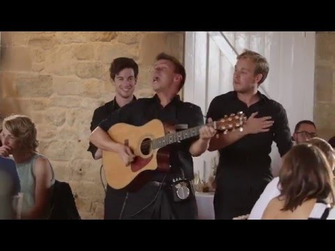The Larkin Wedding - Surprise Singing Waiters!