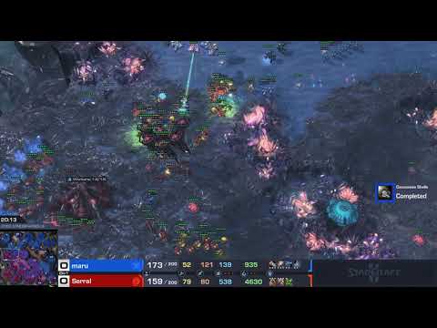 Juicy Widow Mine Hit | Serral vs. Maru 2000 Atmospheres LE #Shorts