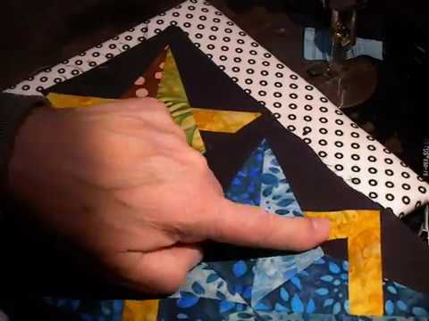Charleston Quilt (aka Nell's Star) | No-Tear Freezer-Paper Paper-Piecing 1906 Singer 31-20 Machine