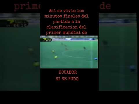 Ecuador por primera vez en el mundial
