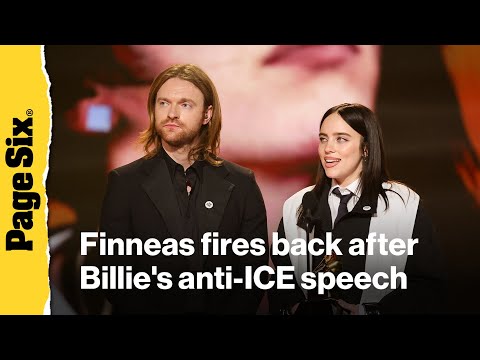 Billie Eilish's brother, Finneas, fires back at critics after singer's anti-ICE Grammys 2026 speech